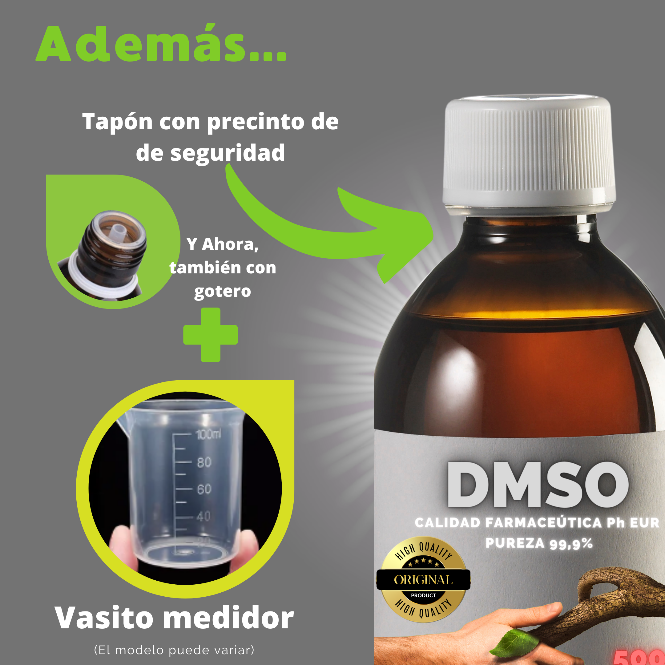DMSO 150 ml X 2. Dimetilsulfóxido 99,98% - Imagen 4