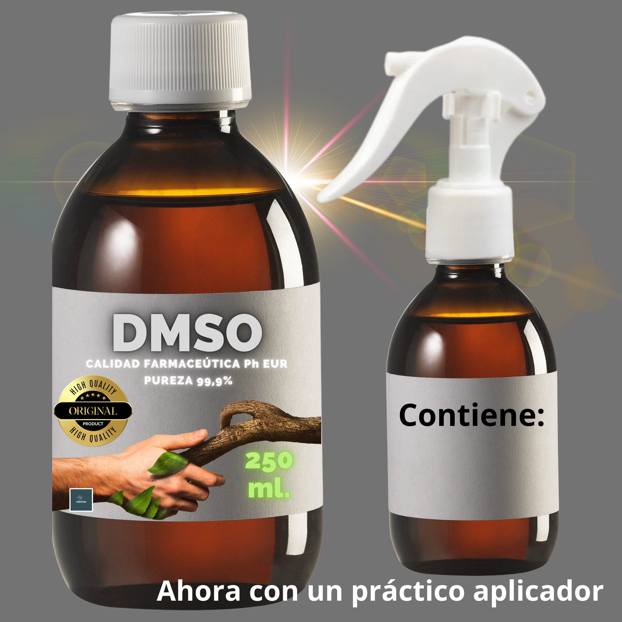 DMSO 250 ml. Dimetilsulfóxido 99,98% Promo - Imagen 2